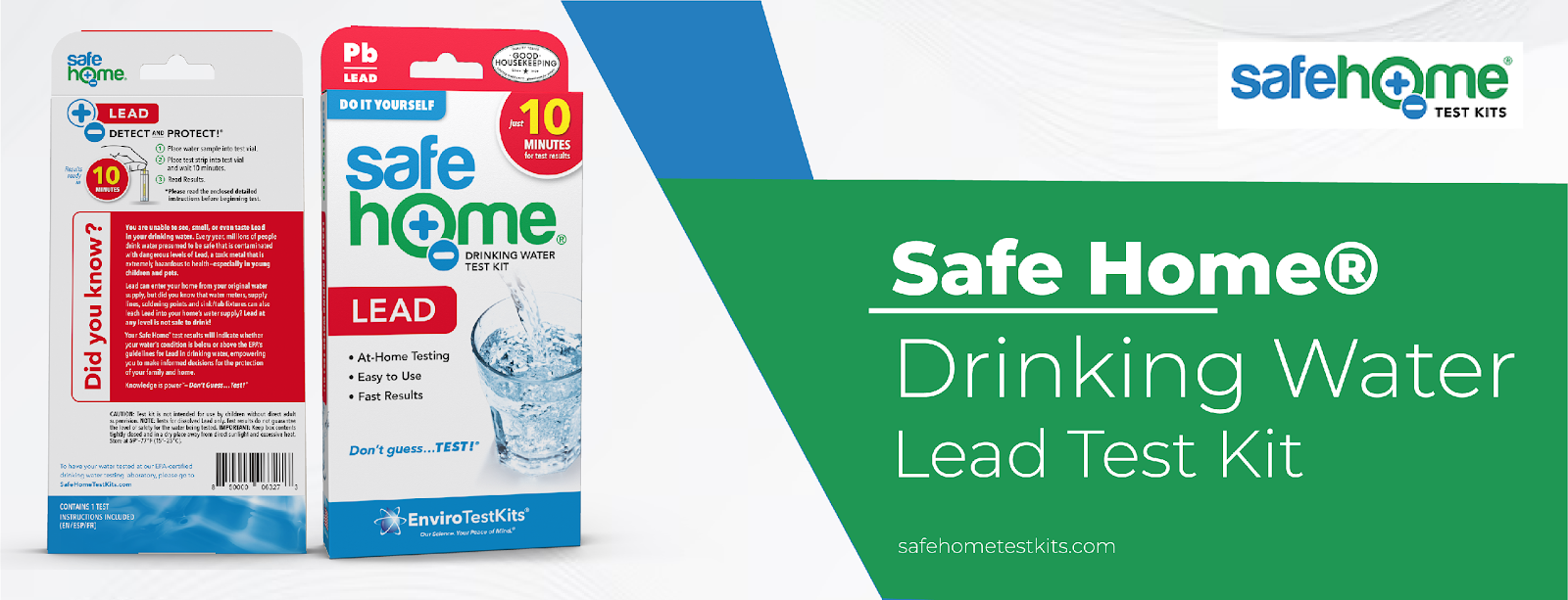 Safe Home® Drinking Water Lead Test Kit
